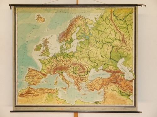 Carte europakarte 1955 - carte,