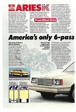 1980 Dodge Aries Coupe Vintage