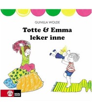 Totte och Emma leker inne