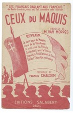 Those of the Maquis MUSIC SCORE