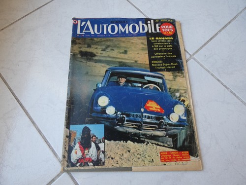 Magazine automobile 179 1961 - magazine, l'automobile