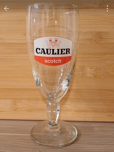 Ancien verre bière caulier - verre, à