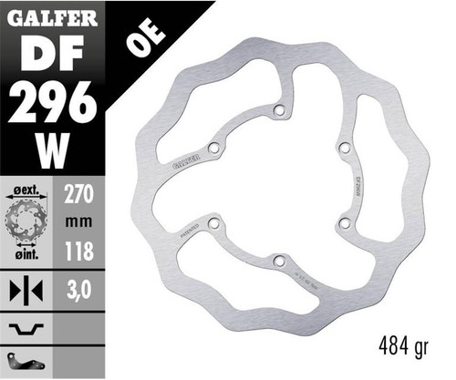 Disque frein avant galfer - de,