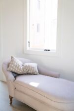 NEWLY reupholstered Handmade by Designer Vintage Chaise 