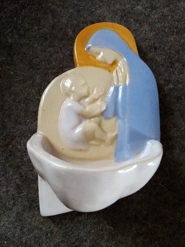 Bénitier vierge l - vierge, l'enfant