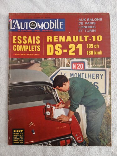 Automobile 235 1965 ds - l'automobile,