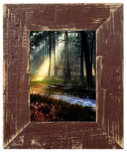 Cadre photo bois ancien - photo,