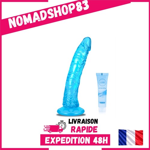 Gode réaliste silicone avec - gode,