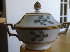 DUKE OF ANGOULEME ANTIQUE PORCELAIN SUGAR BOWL MODEL WITH BARBS 18 EME