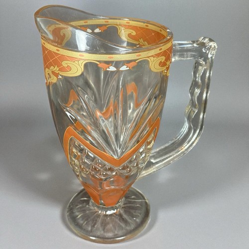 Carafe verre pressé avec - carafe,