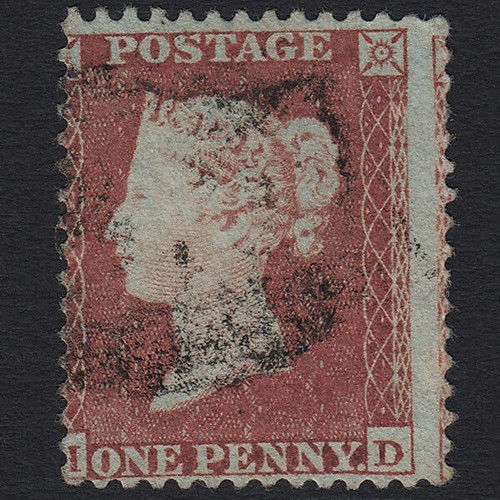 B25 1855 1d - b25_00, red-brown