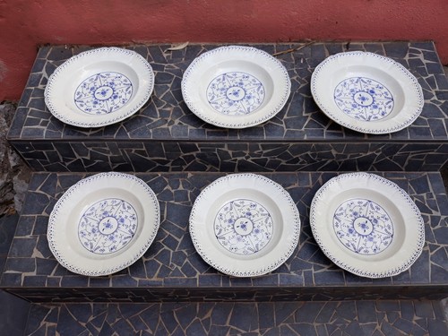 Lot assiettes creuses boch - lot,