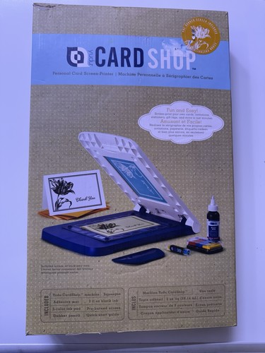 Yudu card shop - shop, machine