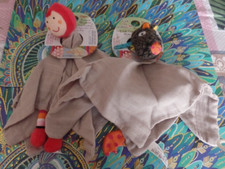 T5N / lot 2 doudous plat loup