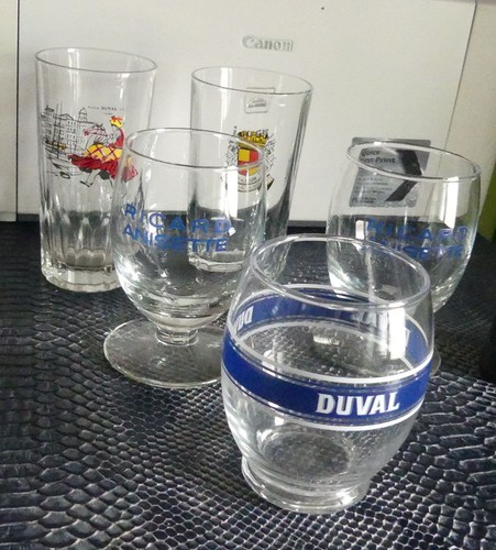 Lot verres ricard pastis - lot,