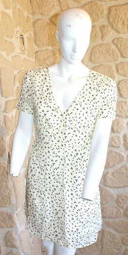 Robe ivoire noire - noire, neuve