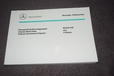 Spare parts list image catalogue Mercedes-Benz W638 Vito/V-Class 11/1996 mint condition