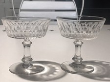 BACCARAT 2 ANCIENNES COUPES À