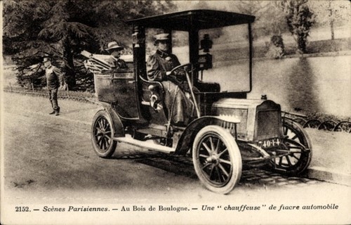 Postcard paris bois - bois, de