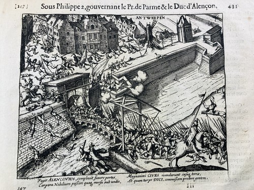 Attaque anvers 1583 franse - attaque, d’anvers