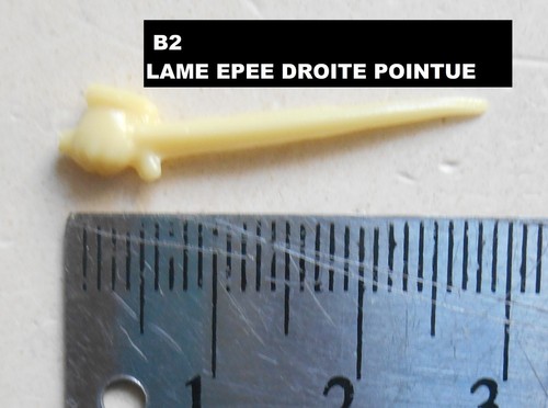 Copies resine epee lame - copies, droite