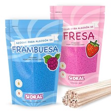 - Sucre Barbe à Papa pour machine- Arômes et Colorants Naturels - Lot de 2 x ...