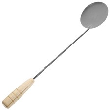 Poignée en bois domestique cuillère cuisine collation à frire cuillère à colonne