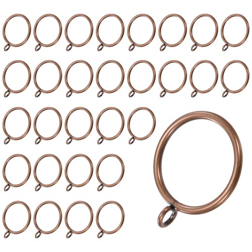 Anneaux rideau bronze rouge - anneaux,