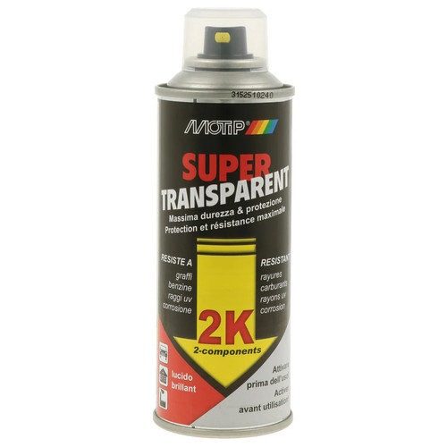 Vernis transparent sechage - 2k,