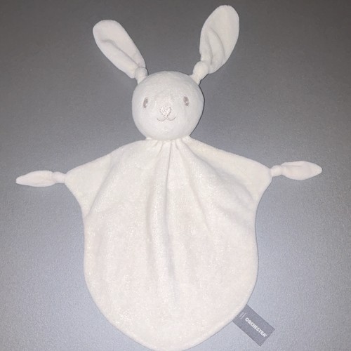Doudou lapin crème beige