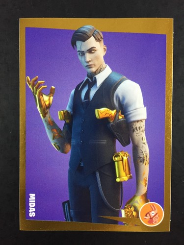 Midas sticker panini - sticker, fortnite