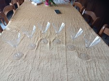 lot de 6 VERRES à Martini Cocktail Coupes Champagne En Cristal