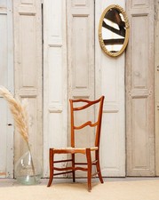 Claude, la chaise en merisier