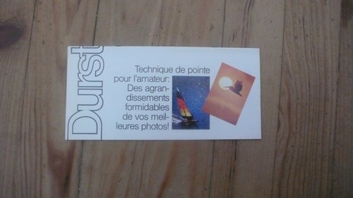 Durst brochure agrandisseur - durst,