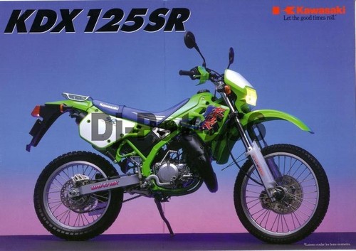 Brochure moto kawasaki kdx - brochure,