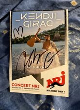 Flyer Dedication autograph Kendji Girac