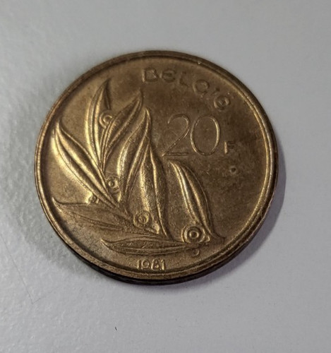 Francs belge belgie bronze - 20,