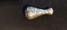 POMMEAU DE CANNE OU OMBRELLE ANCIEN métal Argenté Occasion
