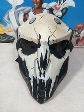 Air Soft Custom Fiberglass"Reaper"Full Face Mask (Color: Bone / Smoke Lens). 5