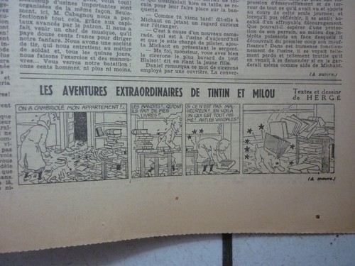 Tintin journal soir - journal, le