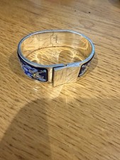 Authentic hermes Clic Clac Equestrian Enamel Bracelet