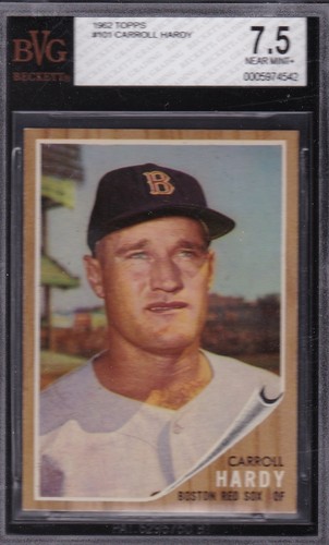 1962 topps 101 carroll hardy - 1962, #101