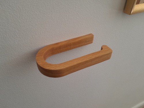 Porte papier toilette bois