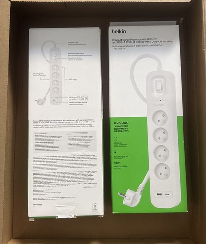 Lot multiprises belkin 4 - 2,