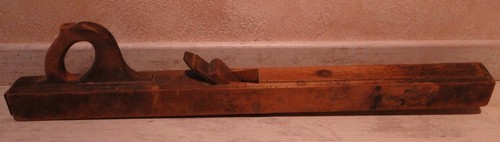 Varlope rabot ancien à bois - varlope,