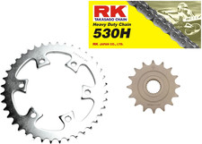 Set / Transmission Bombardier DS 650 04/07 JT Chaîne 530 RK Engrenage 40 Pignon