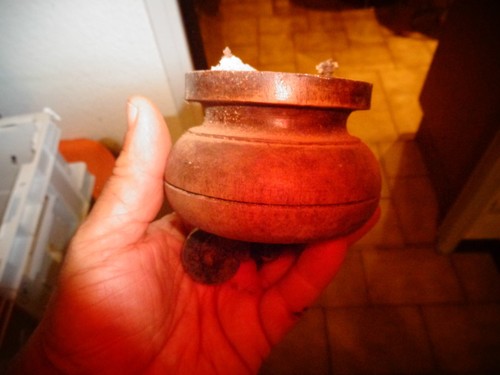 Ancien pied bois roulette - ancien,