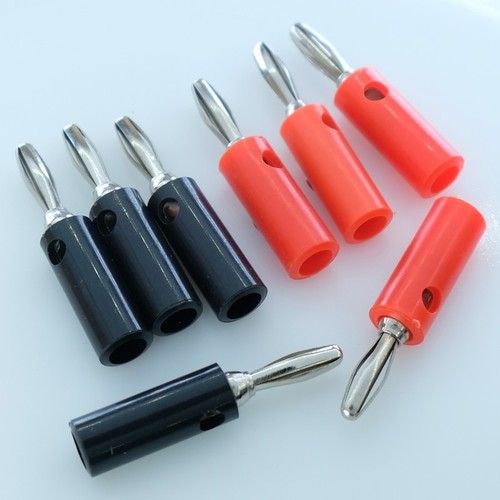 Fiche banane 4mm - , mâle