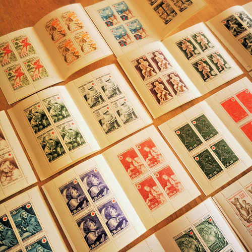 Rare lot 18 carnets - de,