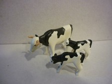 lot PLAYMOBIL VACHE TACHETEE